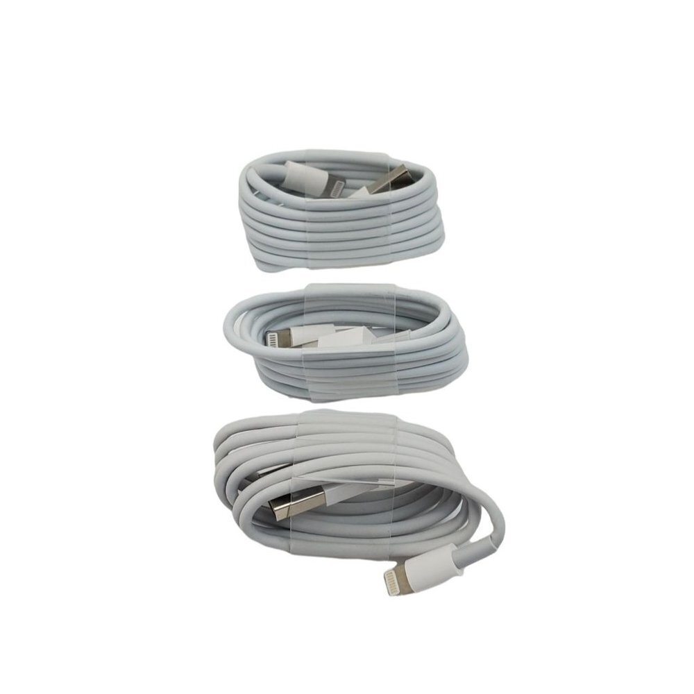 Lightning Cable 3 Pk for iphone and Apple Devices 36 inches white